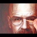 Haunting Breaking Bad Art portrait video! (Walter White)