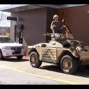 I Drove an Armored Military Vehicle Around Suburban Nashville